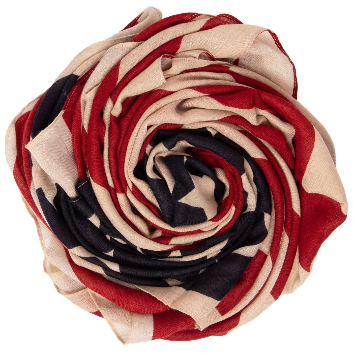 SCARF - Womens BaySky Woven American Flag Scarf (BSS1701)