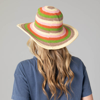 Women's Crocheted Brim Hat-CROCHET-San Diego Hat Company