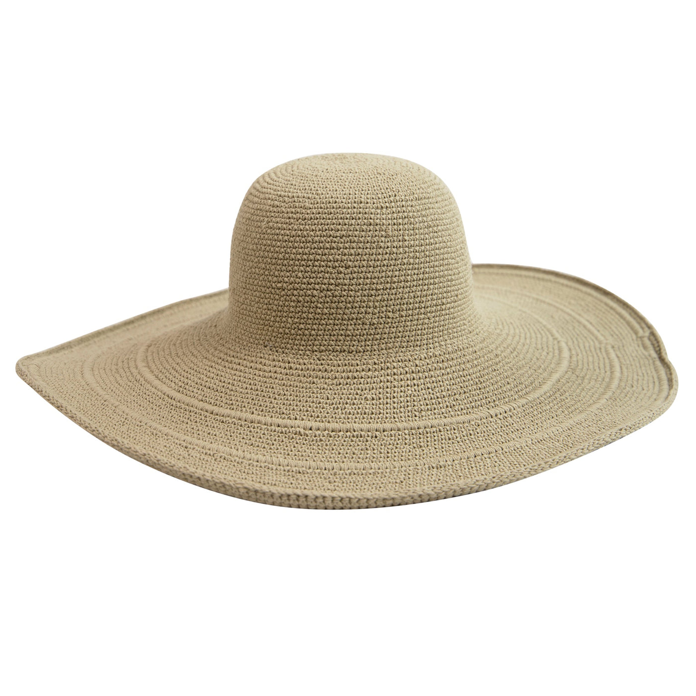 SUN BRIM - Women's Oversized Brim Crochet Sun Hat