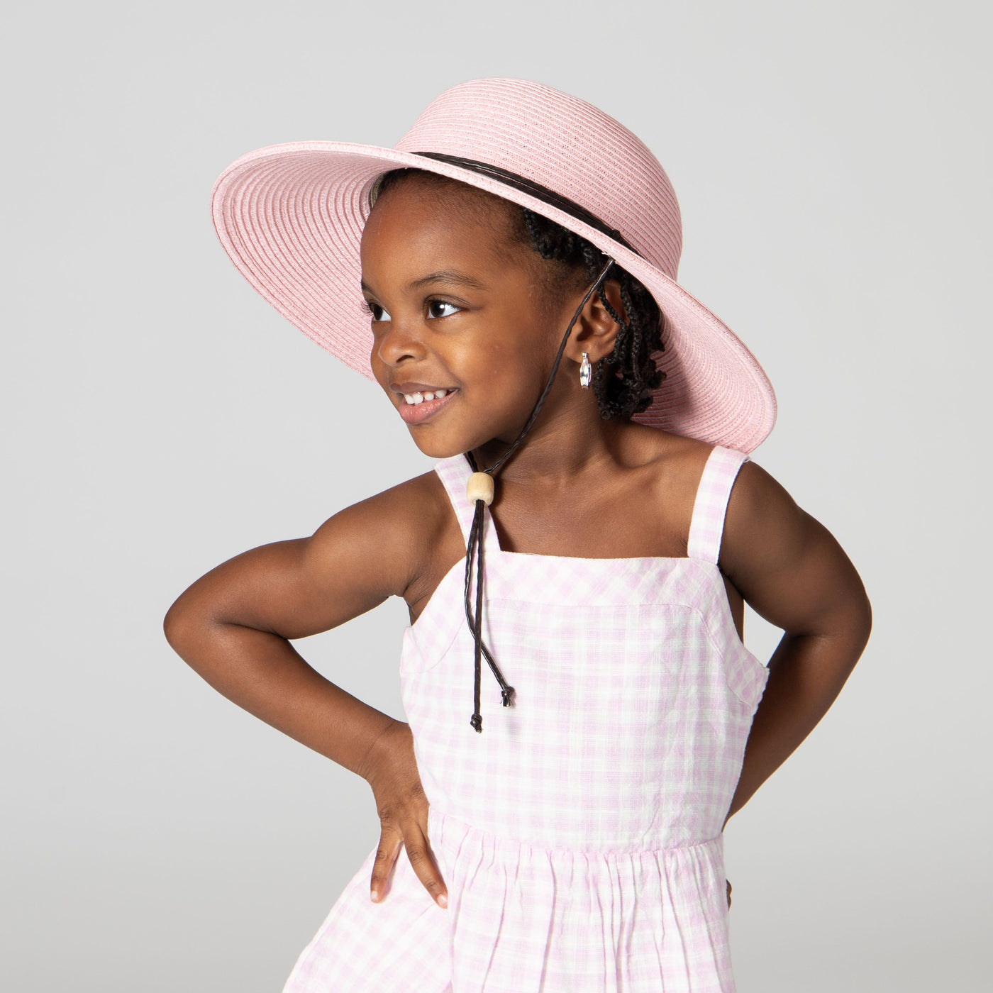 FLOPPY - 4-8 Year Kid's Sun Hat With Chin Strap