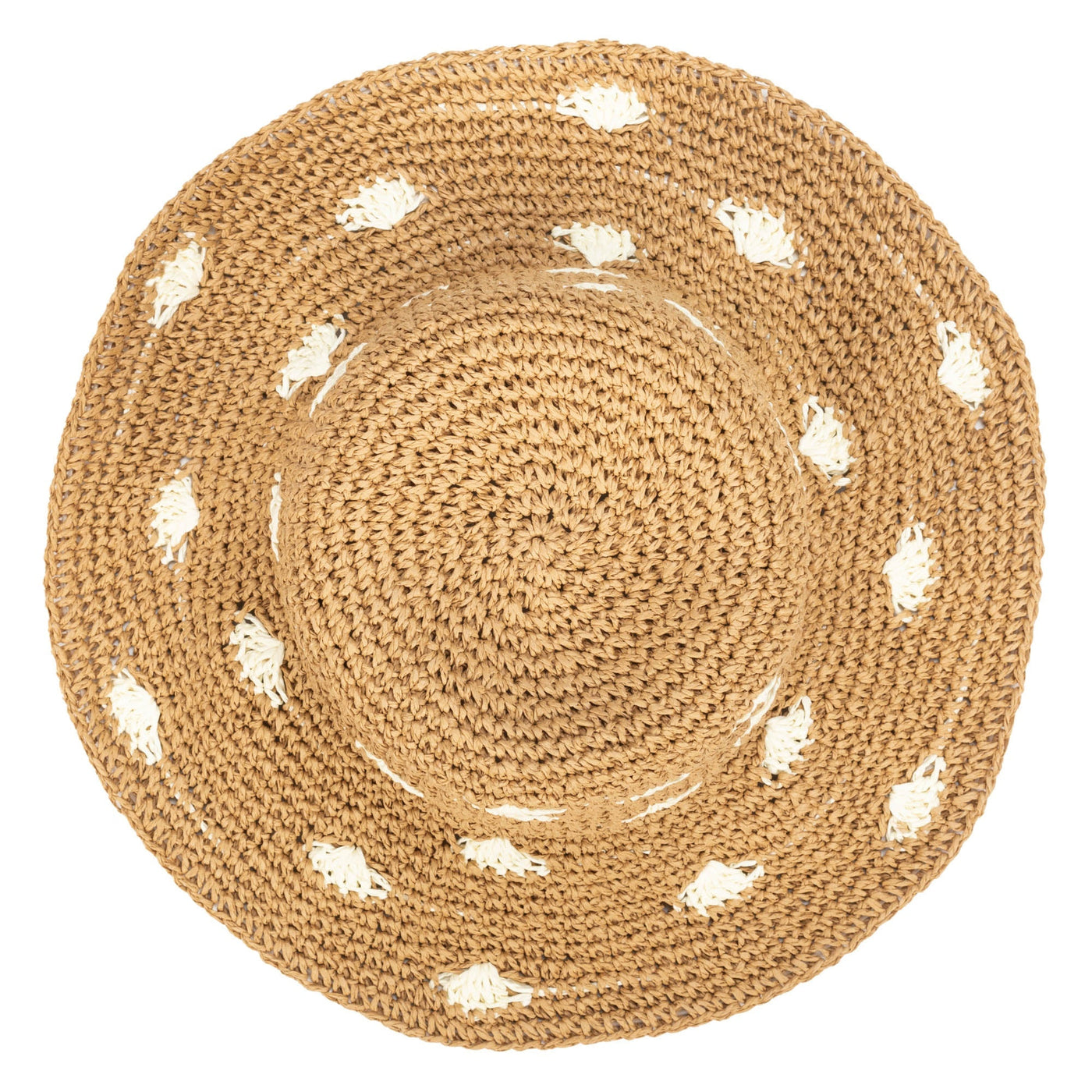 BUCKET - Dream On - Paper Crochet Polka Dot Bucket