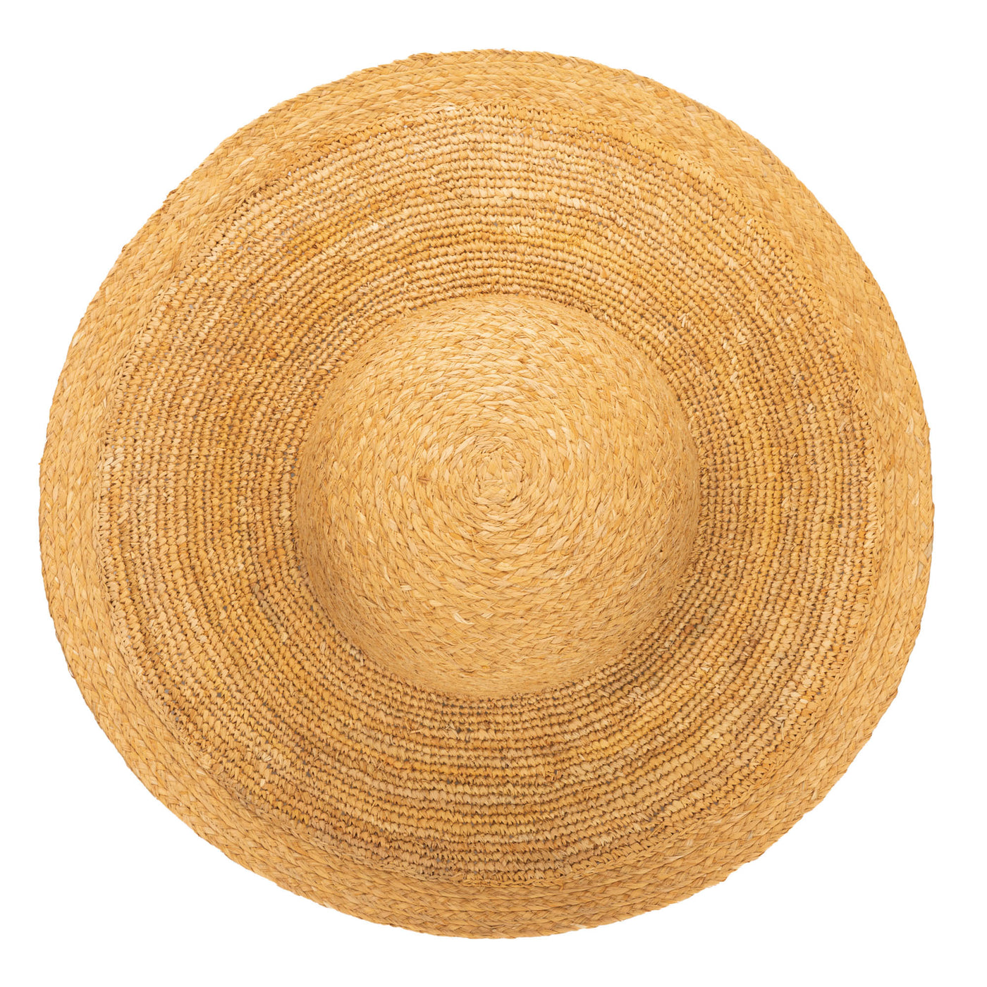 Elegant - Raffia Braid Round Crown Sun Hat-FLOPPY-San Diego Hat Company