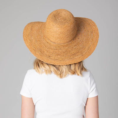 Elegant - Raffia Braid Round Crown Sun Hat-FLOPPY-San Diego Hat Company