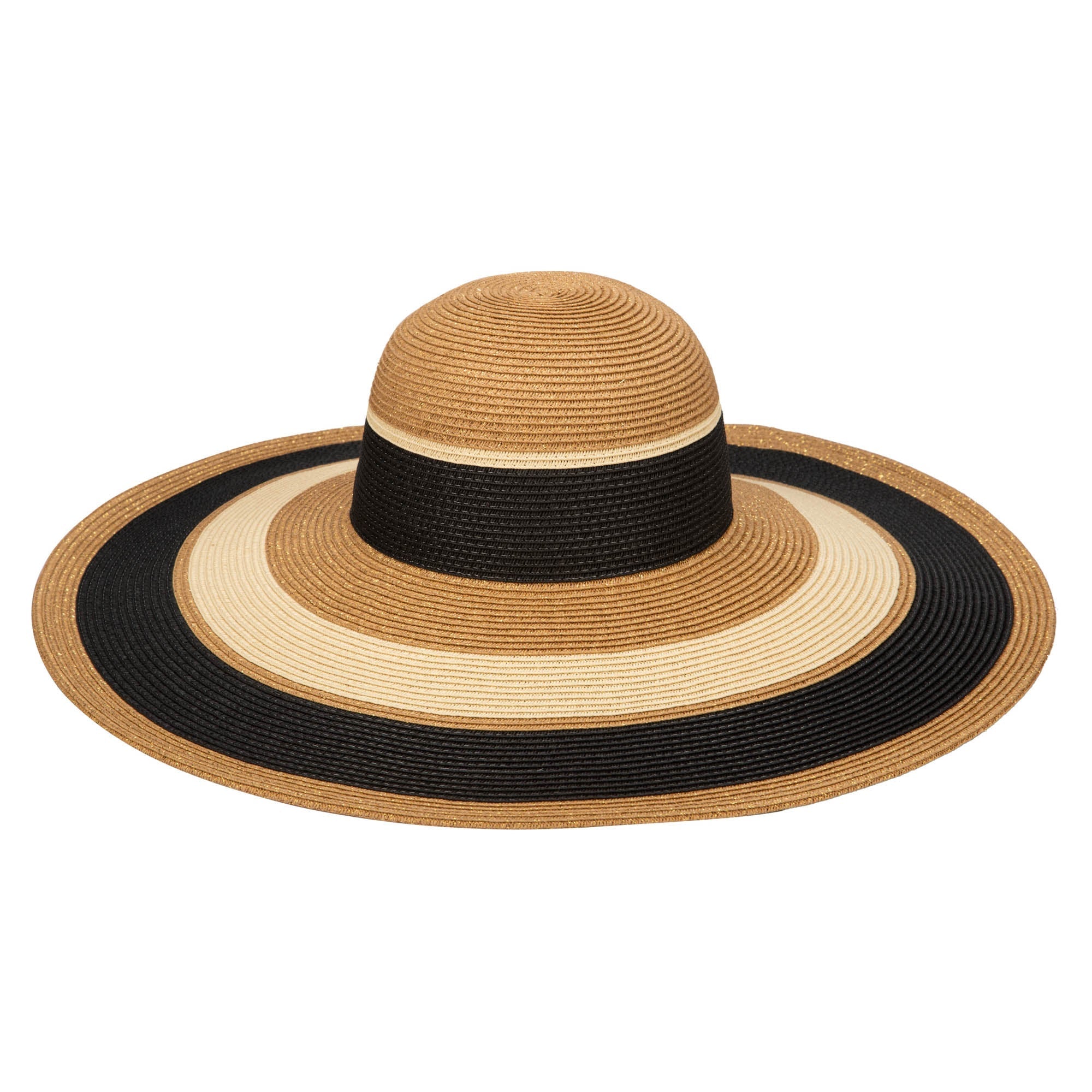 Las Palmas Floppy Ultrabraid Striped Floppy Hat San Diego Hat Company