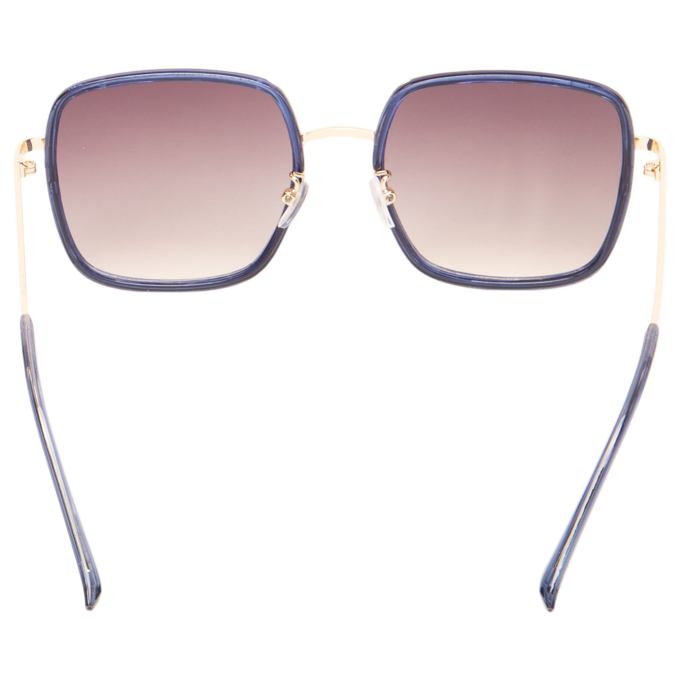 GLASSES - Womens Metal Square Frame Sunglasses