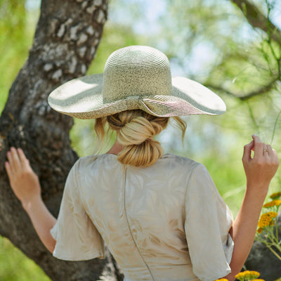 SUN BRIM - Women's Ultrabraid Back Knot Floppy