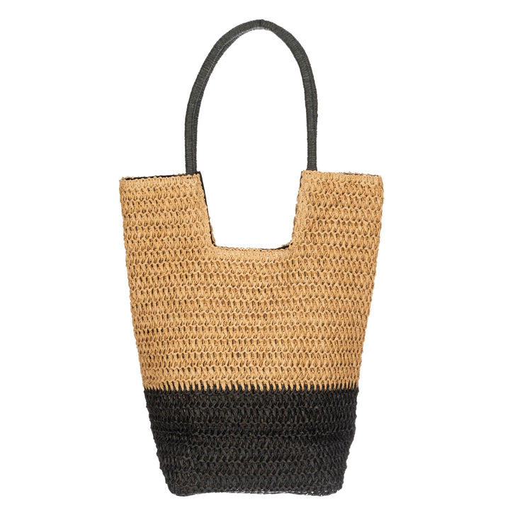Summer Fling Paper Crochet Color Block Tote – San Diego Hat Company