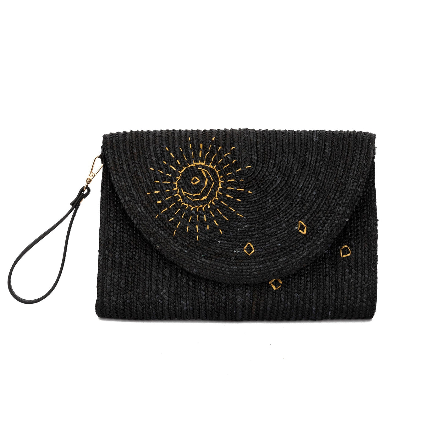 CLUTCH - Celeste - Woven Clutch (BSB3745)