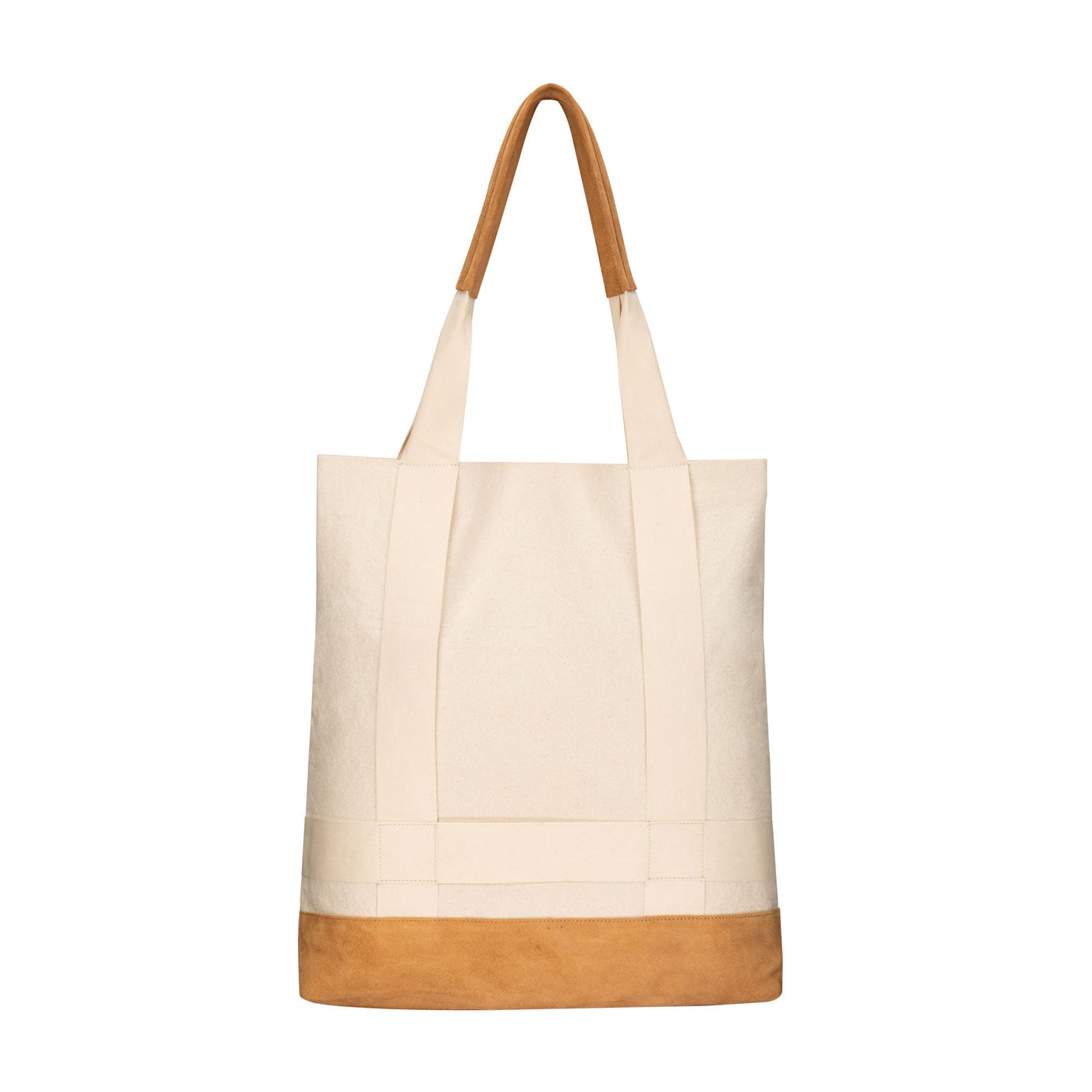 TOTE - Sunnylands - Canvas Tote With Canvas Hat Holder Straps