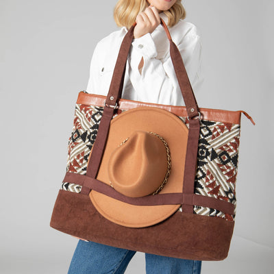 TOTE - Emma Tote With Hat Holder
