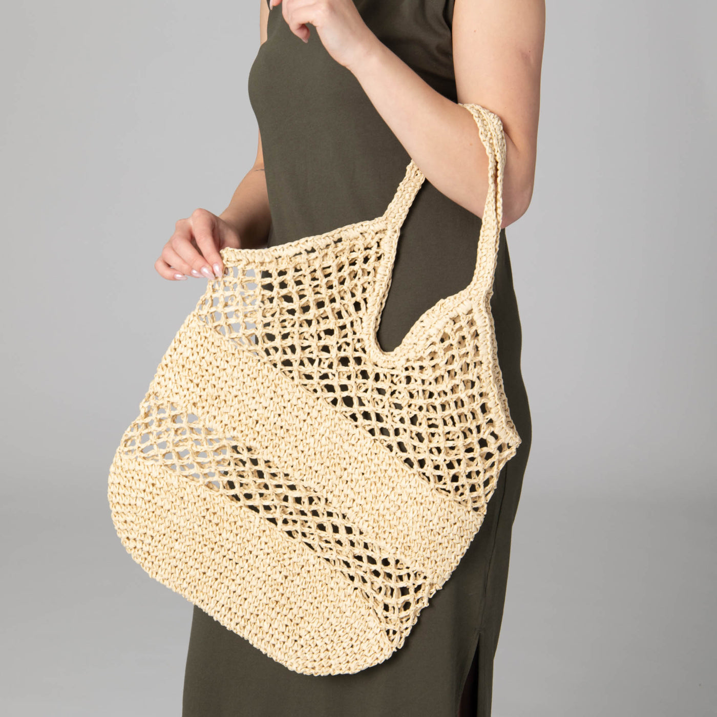 Malta Paper Crochet Bag-TOTE-San Diego Hat Company