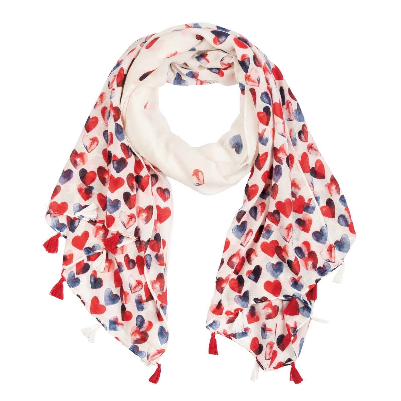 SCARF - Ella Heart Print Scarf