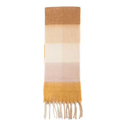 SCARF - Jessie - Women's Heavy Woven Stripe Scarf