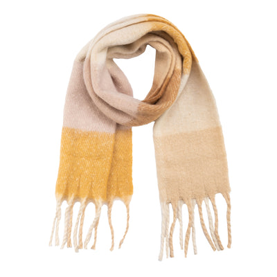 SCARF - Jessie - Women's Heavy Woven Stripe Scarf