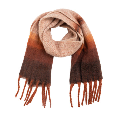 SCARF - Jessie - Women's Heavy Woven Stripe Scarf