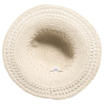 CROCHET - Women's Cotton Crochet Hat With A Large Brim