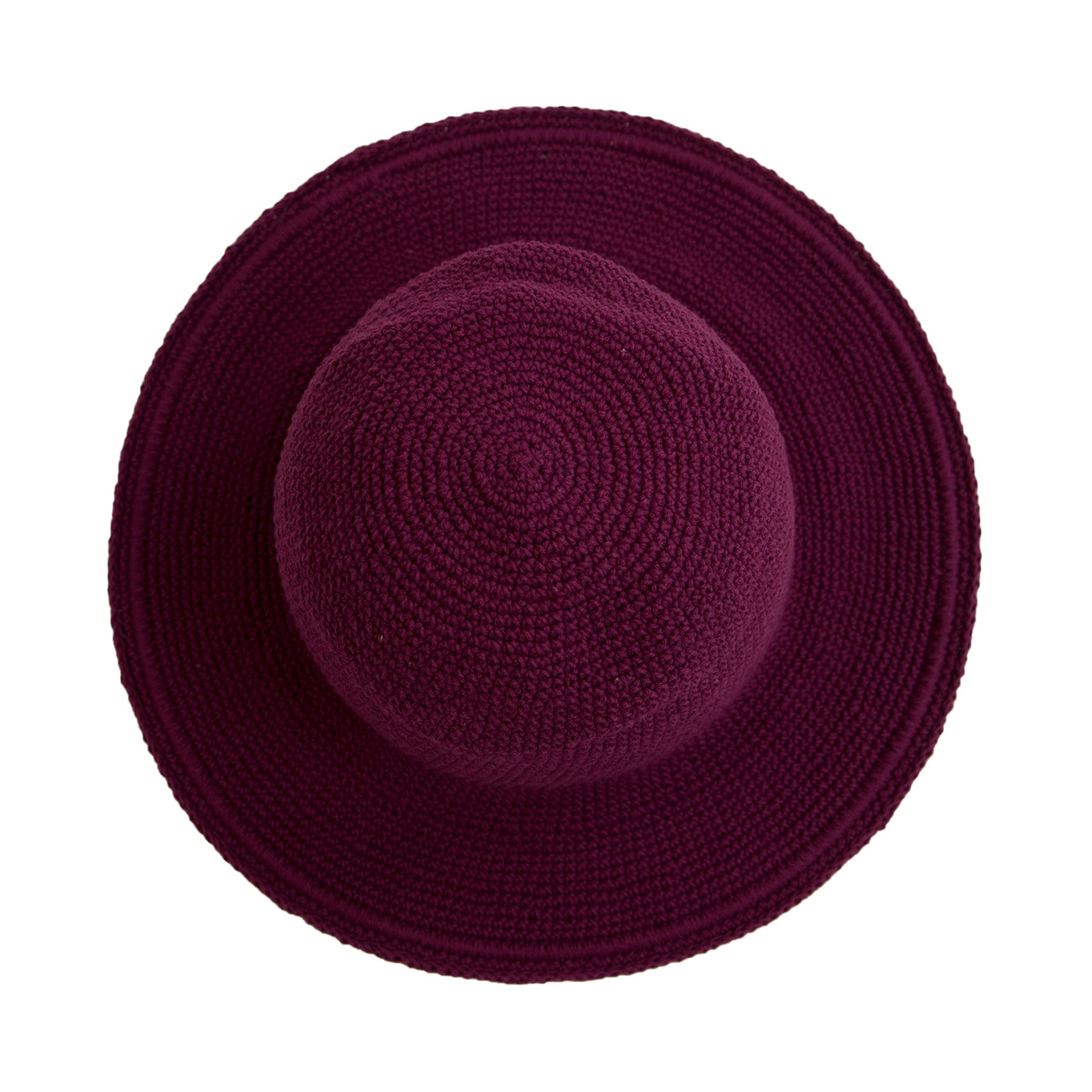 CROCHET - Women's Crocheted Brim Hat