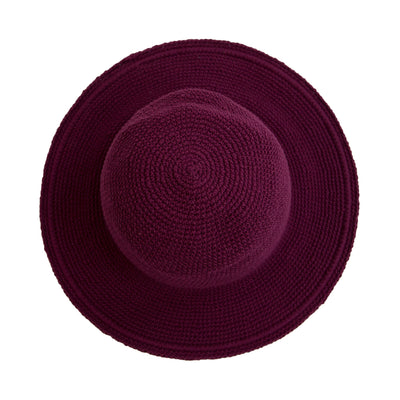 CROCHET - Women's Crocheted Brim Hat