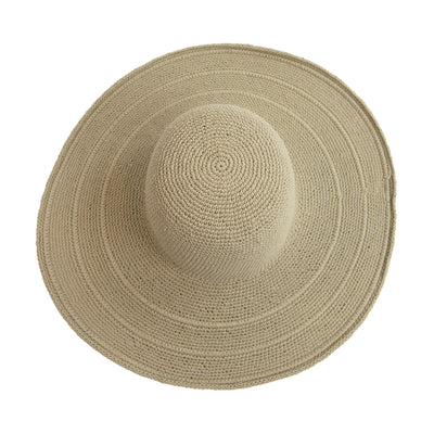 SUN BRIM - Women's Oversized Brim Crochet Sun Hat