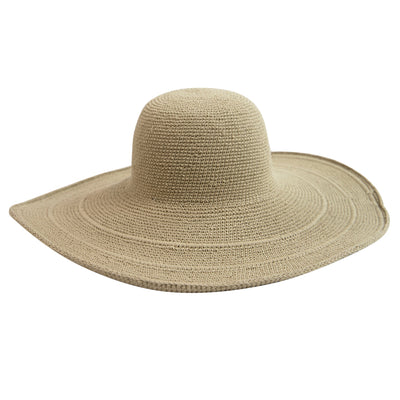 SUN BRIM - Women's Oversized Brim Crochet Sun Hat