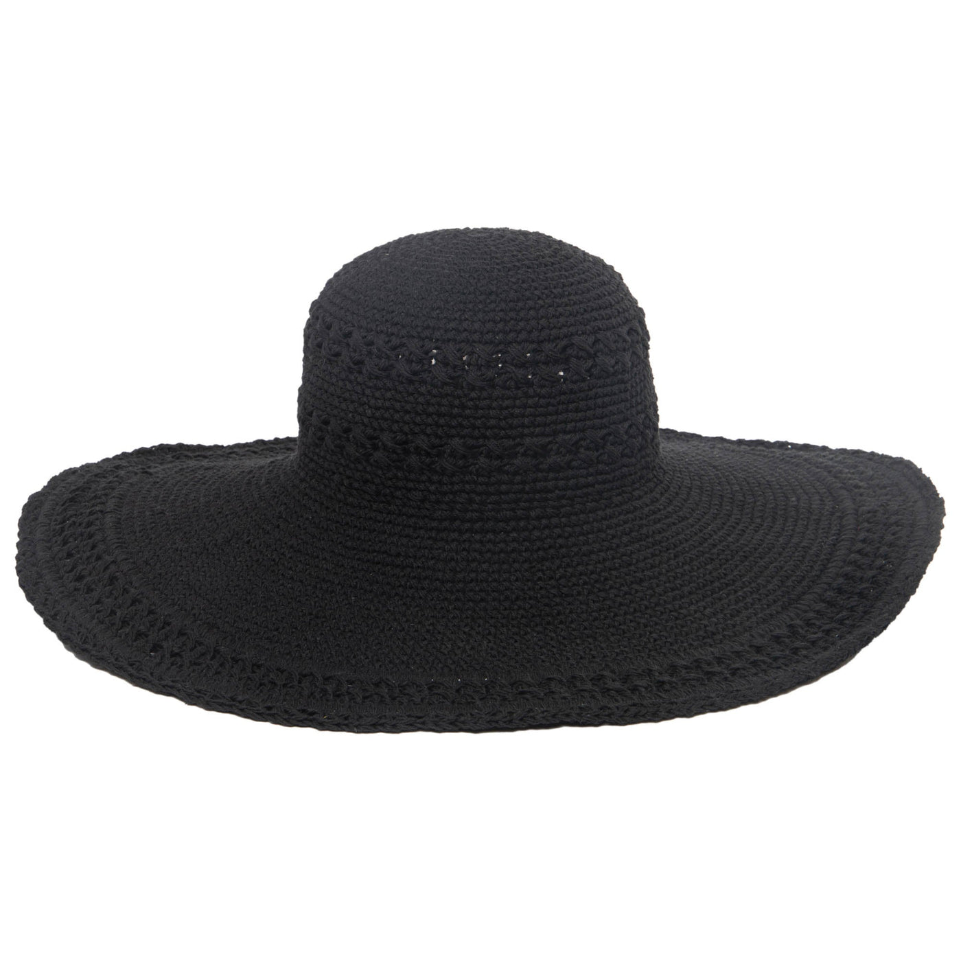 Women's Oversized Brim Crochet w/ Scalloped Edge – San Diego Hat Company