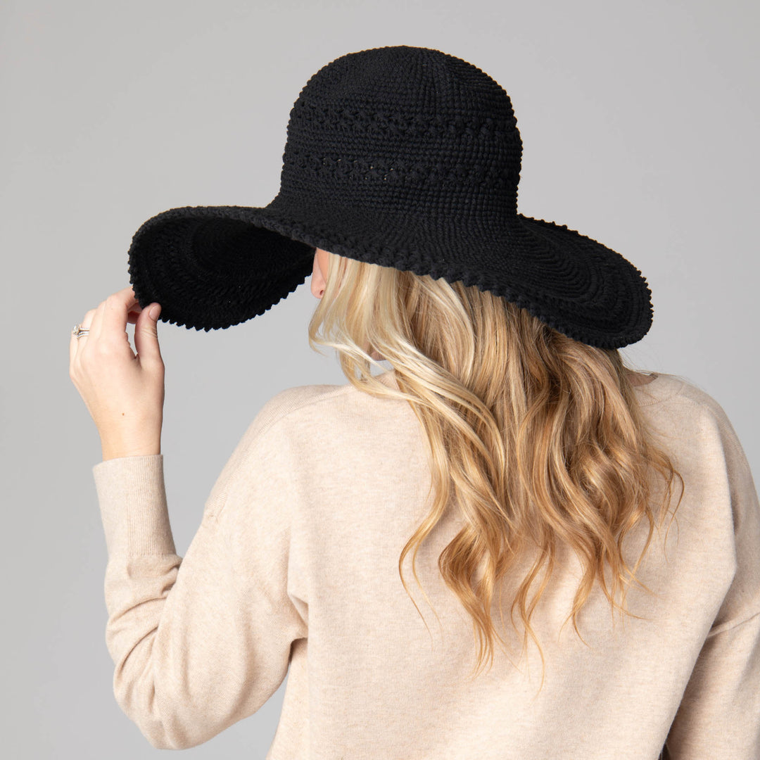 Women's Oversized Brim Crochet w/ Scalloped Edge – San Diego Hat