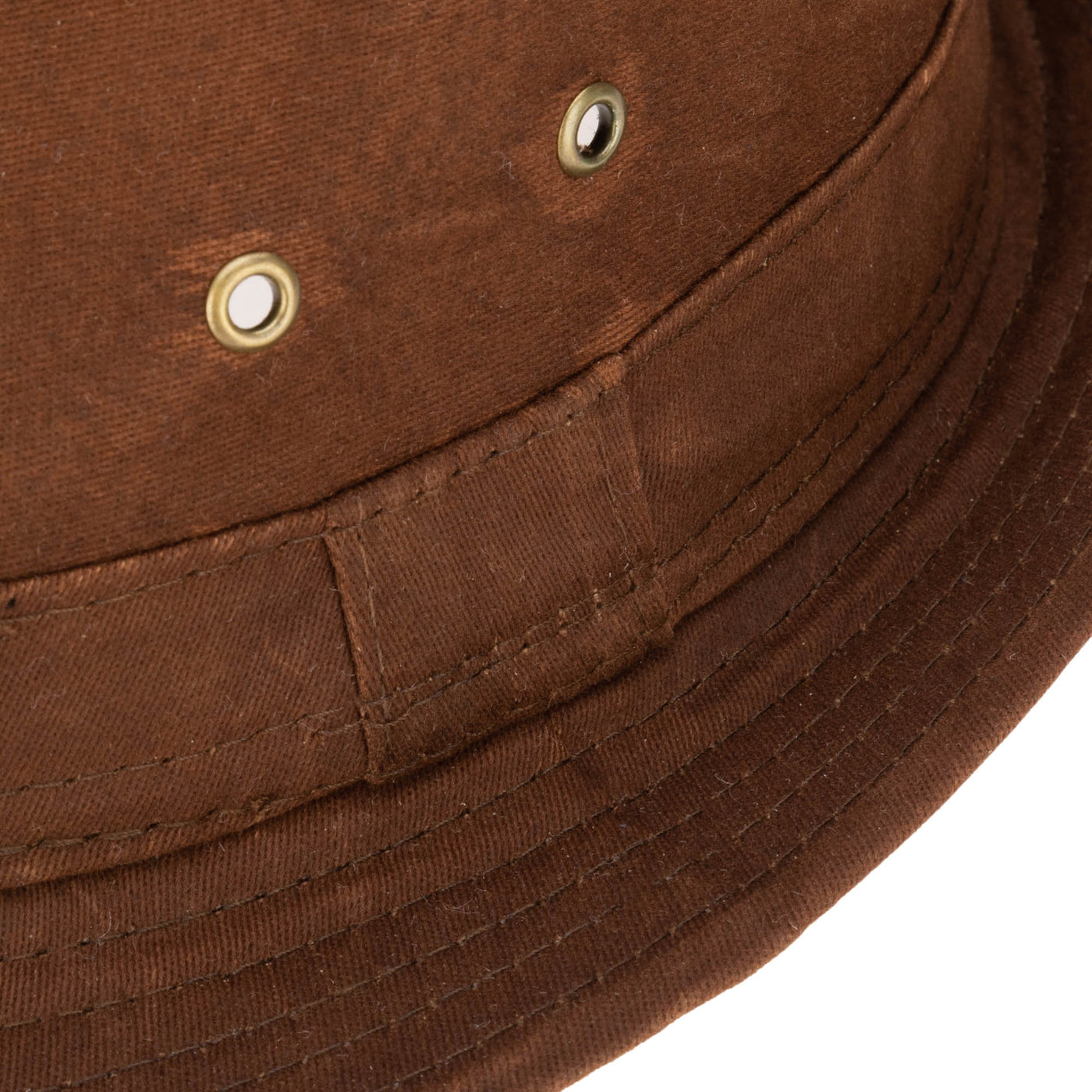 FEDORA - Mens Cut And Sew Waxed Cotton Stingy Brim Fedora