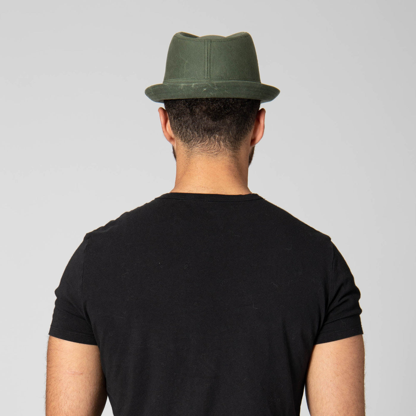 FEDORA - Mens Cut And Sew Waxed Cotton Stingy Brim Fedora