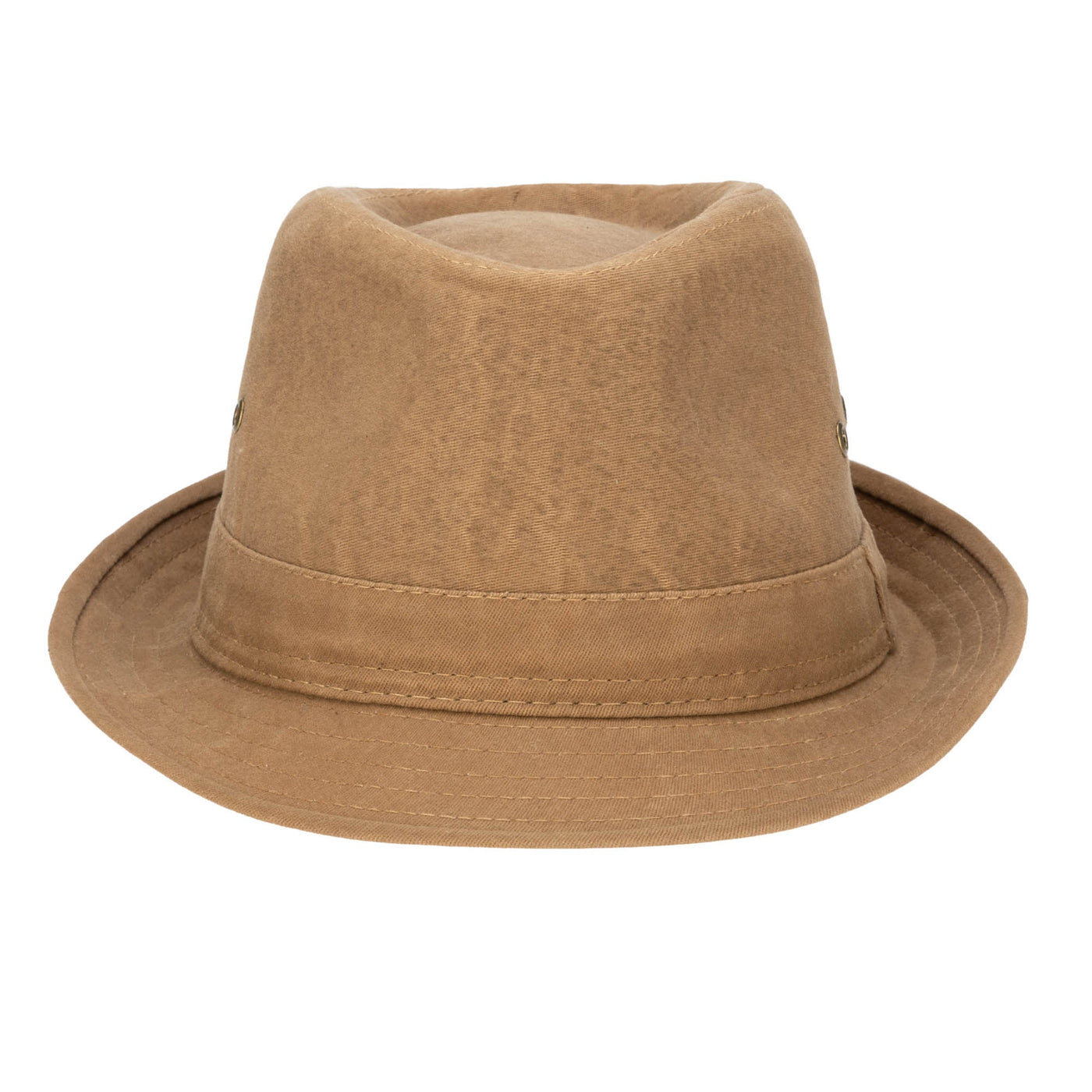 FEDORA - Mens Cut And Sew Waxed Cotton Stingy Brim Fedora