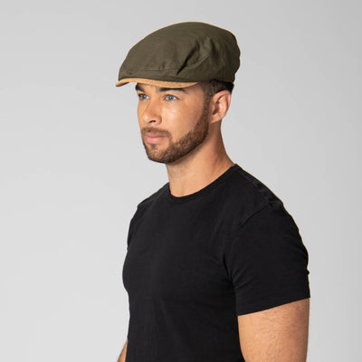DRIVER - Cut And Sew Cotton Slub Driver Hat