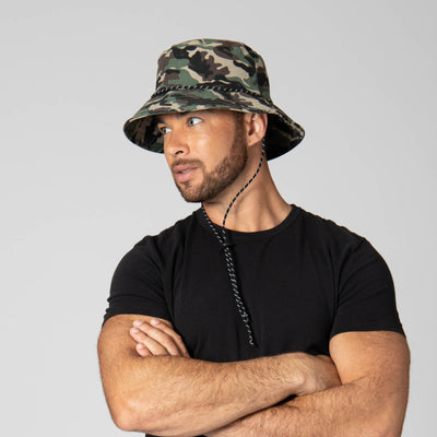 OUTDOOR - Camo Cut And Sew Sublimated Camo Print Bucket Hat