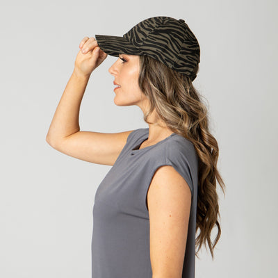 CAP - Women's Animal Print Ball Cap