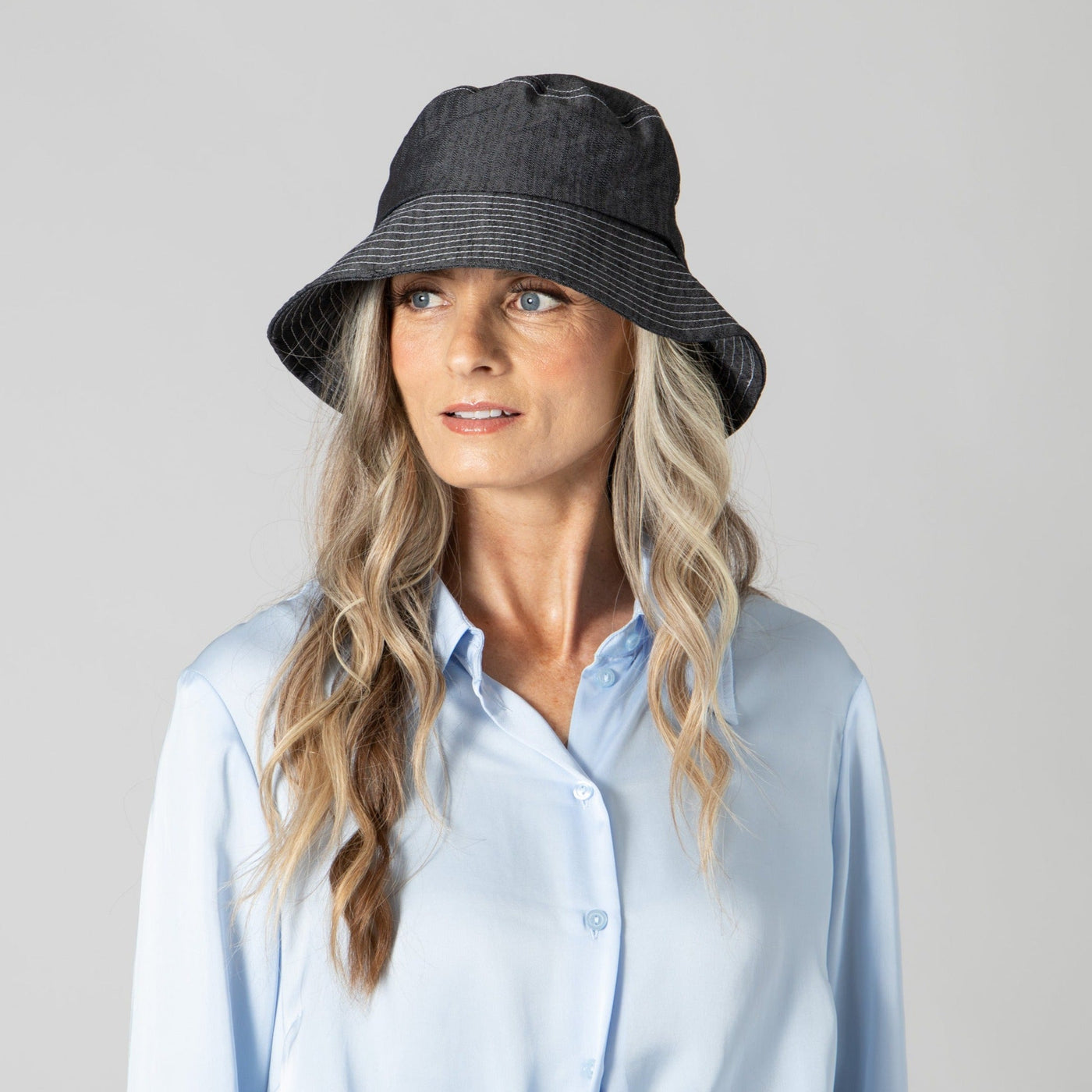 BUCKET - Chambray Bucket Hat