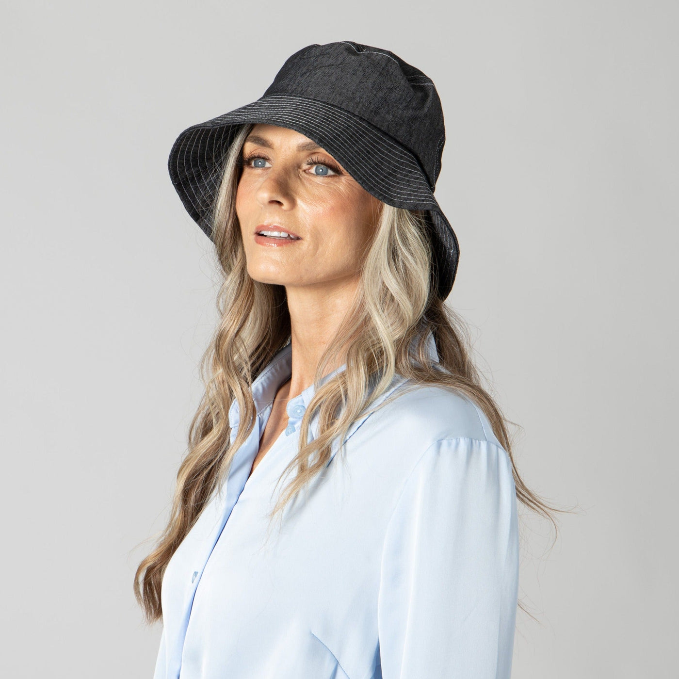 BUCKET - Chambray Bucket Hat