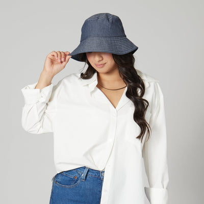 BUCKET - Chambray Bucket Hat