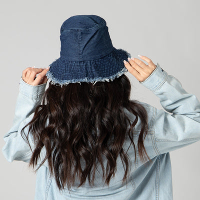 BUCKET - The Frayed Denim Bucket