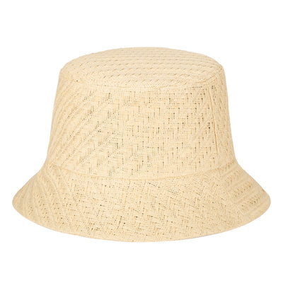 BUCKET - Women's Textured Woven Bucket Hat