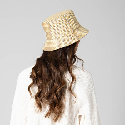 BUCKET - Women's Textured Woven Bucket Hat