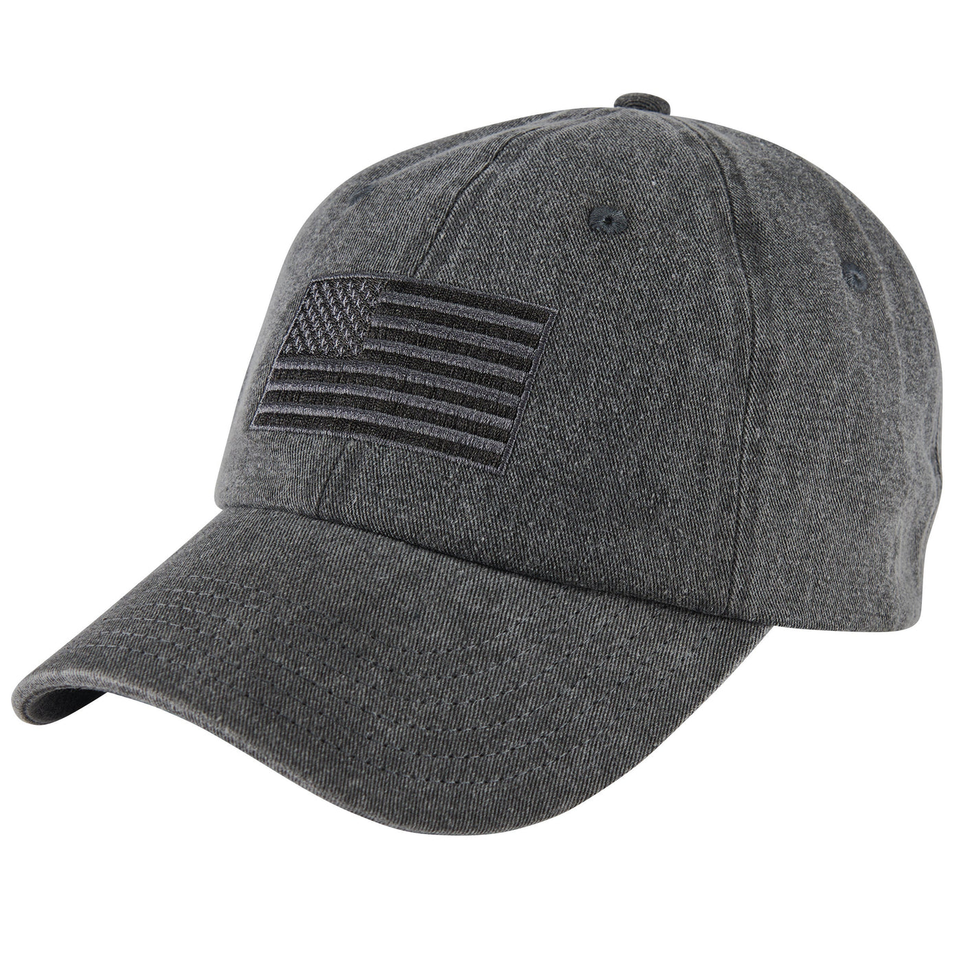 CAP - American Flag Washed Denim Cap