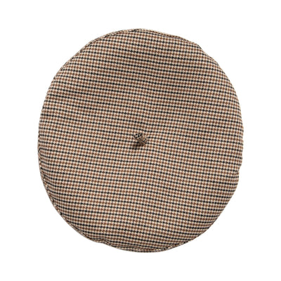 BERET - Women's Plaid Beret W/ Faux Suede Band