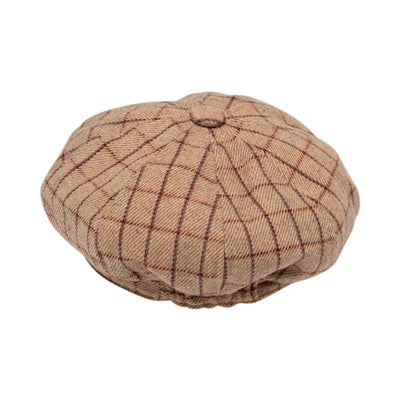 CAP - Women's Panel Baker Boy Cap W/Stetch Back