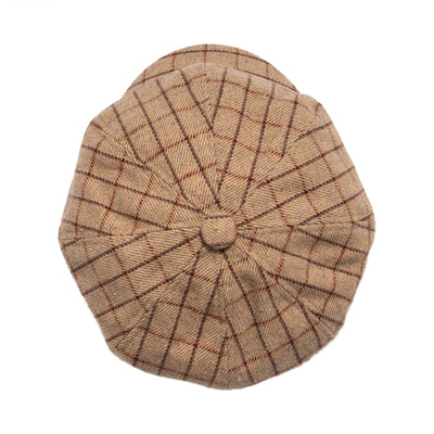 CAP - Women's Panel Baker Boy Cap W/Stetch Back