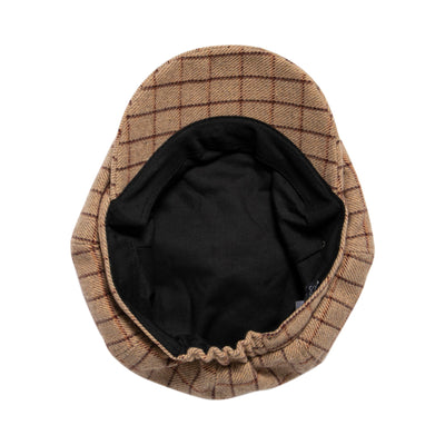 CAP - Women's Panel Baker Boy Cap W/Stetch Back