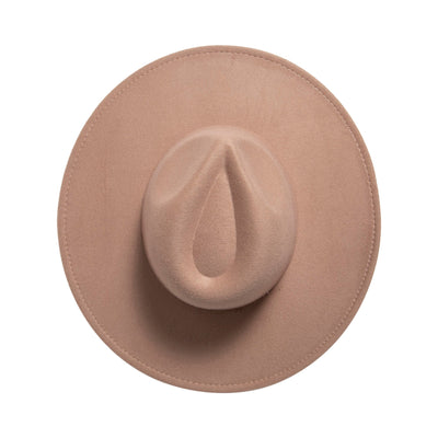 FEDORA - Women's Faux Felt Wide Brim Fedora