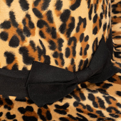 FEDORA - Faux Felt Leopard Print Fedora