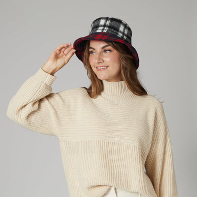 BUCKET - Anita Mixed Plaid Bucket