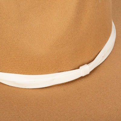 FEDORA - Faux Felt Wide Brim Fedora