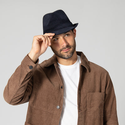 FEDORA - Men's Cut And Sew Corduroy Fedora