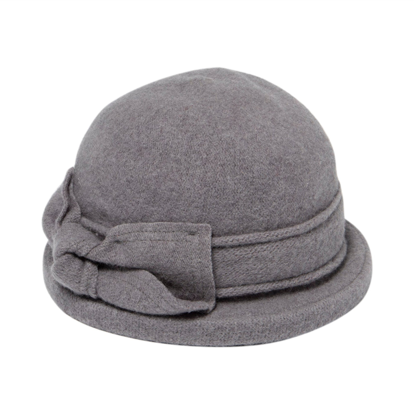 CLOCHE - Women's Soft Knit Cloche With Bow