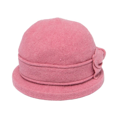 CLOCHE - Women's Soft Knit Cloche With Bow